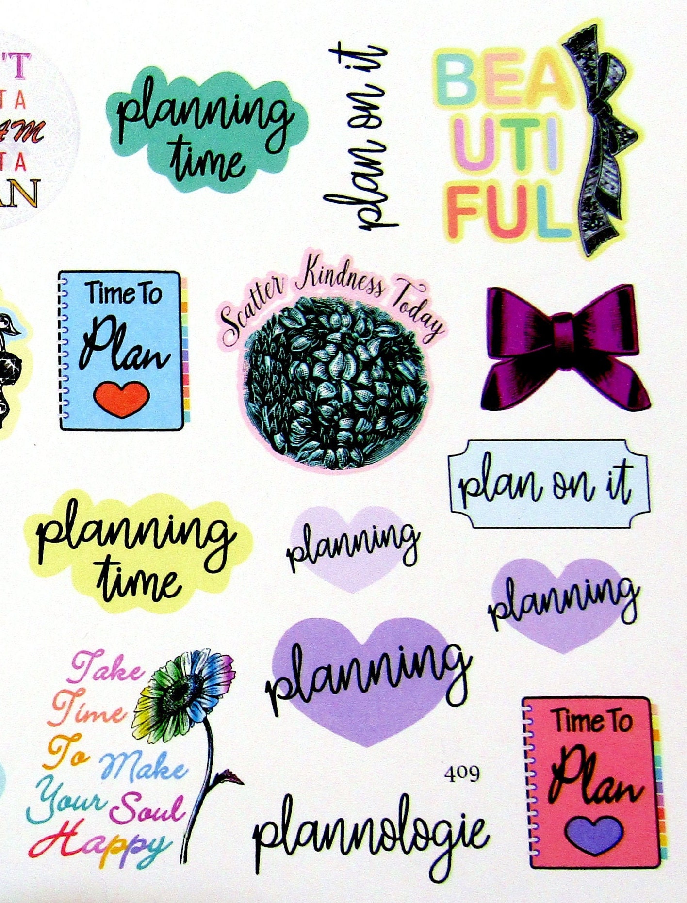 Planner Girl Quotes Planner Stickers Motivational Stickers Etsy