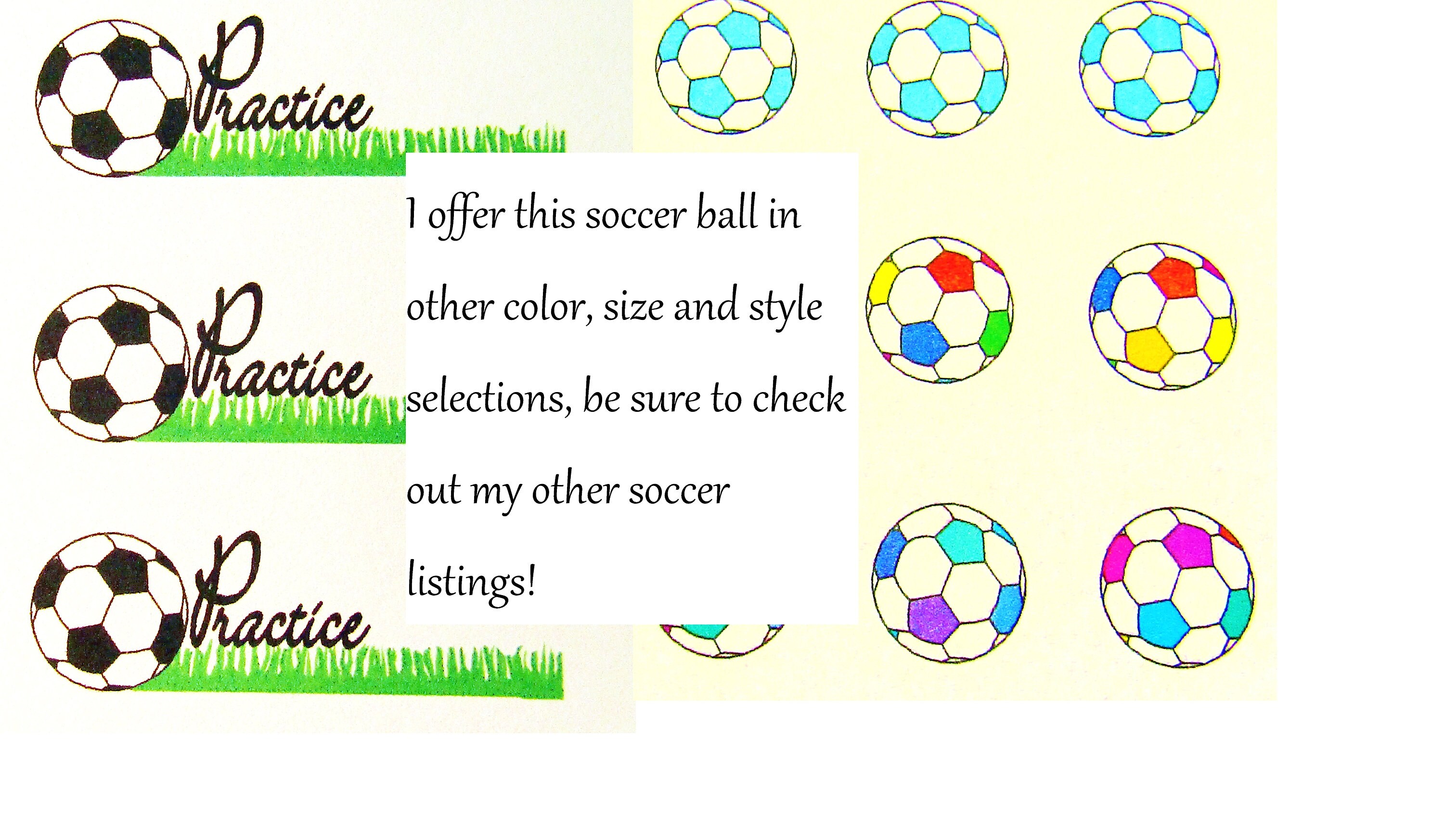 Mini Soccer Ball Stickers Perfect for Your Erin Condren Etsy