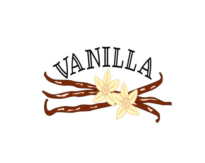 Mini Vanilla Stickers - Planner Stickers - Vanilla Bean - Vanilla Icon ...