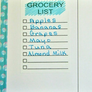 Grocery Checklist Stickers, Grocery List Shopping Planner Stickers ...