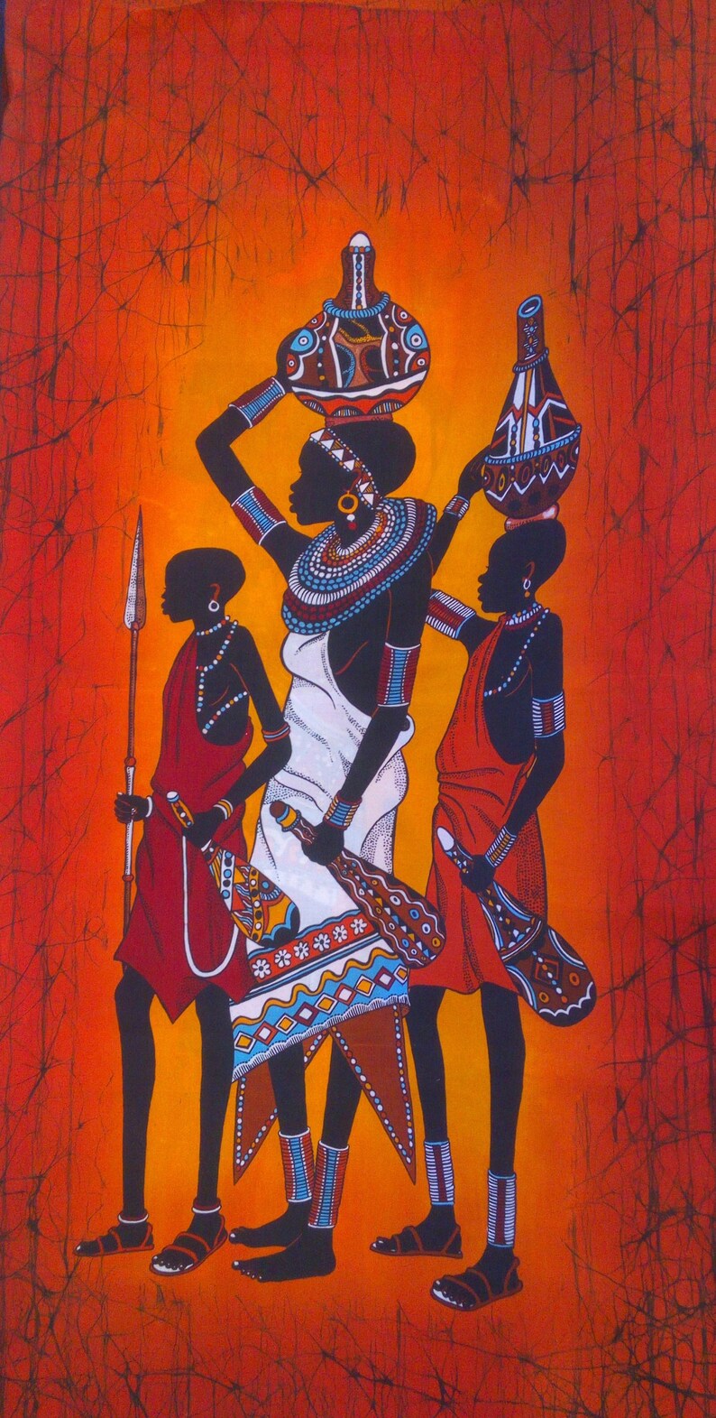 Wall Hangingbatik Wall Hanginghome Decorwall Decor Kenya Etsy