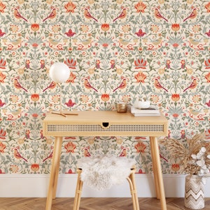 Enchanted Forest 215 Wallpaper, Removable Wallpaper, Self Adhesive Wallpaper, Pasted Wallpaper, Mural, Temporary, Feature Wall