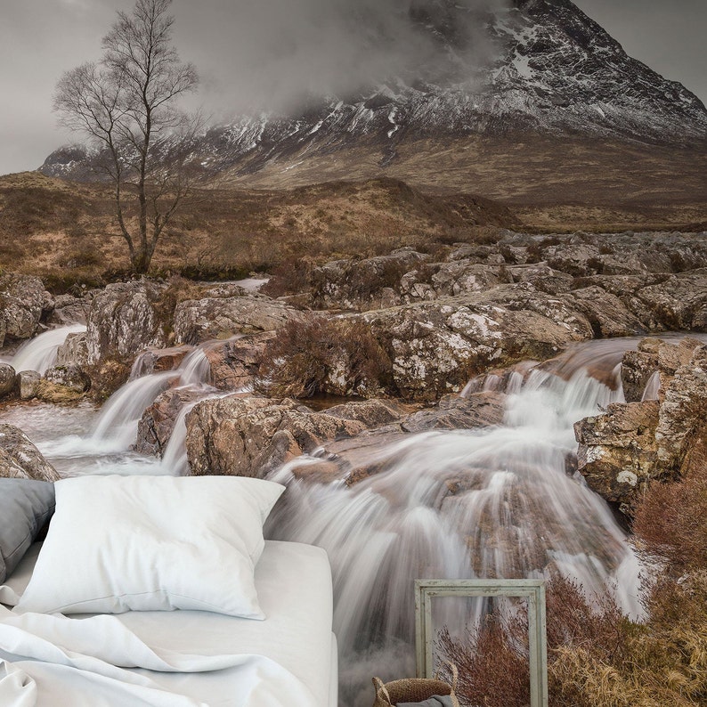 Buachaille Etive Mòr Mural, Removable Wallpaper, Self Adhesive Wallpaper, Pasted Wallpaper, Mural, Temporary, Feature Wall image 3