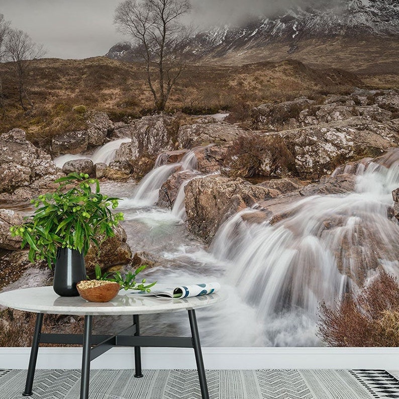 Buachaille Etive Mòr Mural, Removable Wallpaper, Self Adhesive Wallpaper, Pasted Wallpaper, Mural, Temporary, Feature Wall image 5