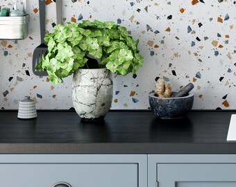 Terrazzo 021, Removable Wallpaper, Self Adhesive Wallpaper, Pasted Wallpaper, Mural, Temporary, Feature Wall