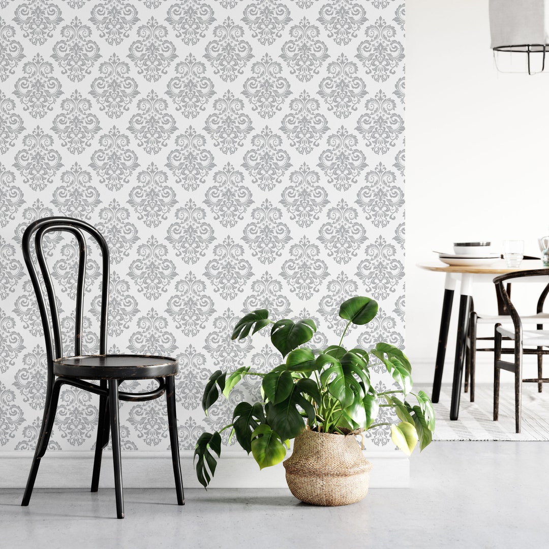 Baroque Wallpaper Removable Wallpaper Self Adhesive - Etsy