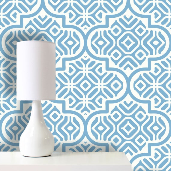Moroccan Pattern Wallpaper Self Adhesive Wallpaper Pasted