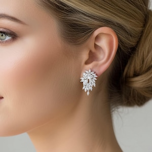 Dilatadores de 12 mm para boda, dilatadores de novia de circonita cúbica, dilatadores de oro rosa para eventos.