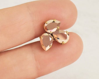 Pendientes Swarovski, Pendientes Cristal, Pendientes Color Oro Rosa, Damas de Honor, Pendientes Novia, Pendientes Boda, Regalo Aniversario