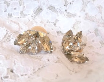 Pendientes de cristal gris, sal y pimienta de boda, pendientes calibres de boda, 00 Plugs, tapones para los oídos de novia, tapones para la boda, tapones para los oídos de cristal