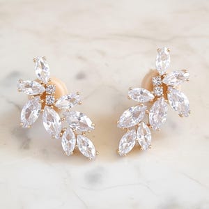 Tampões de ouvido longos e elegantes, calibres de noiva de 0g, tampões de casamento de 10 mm, túneis de zircônia cúbica de 8 mm