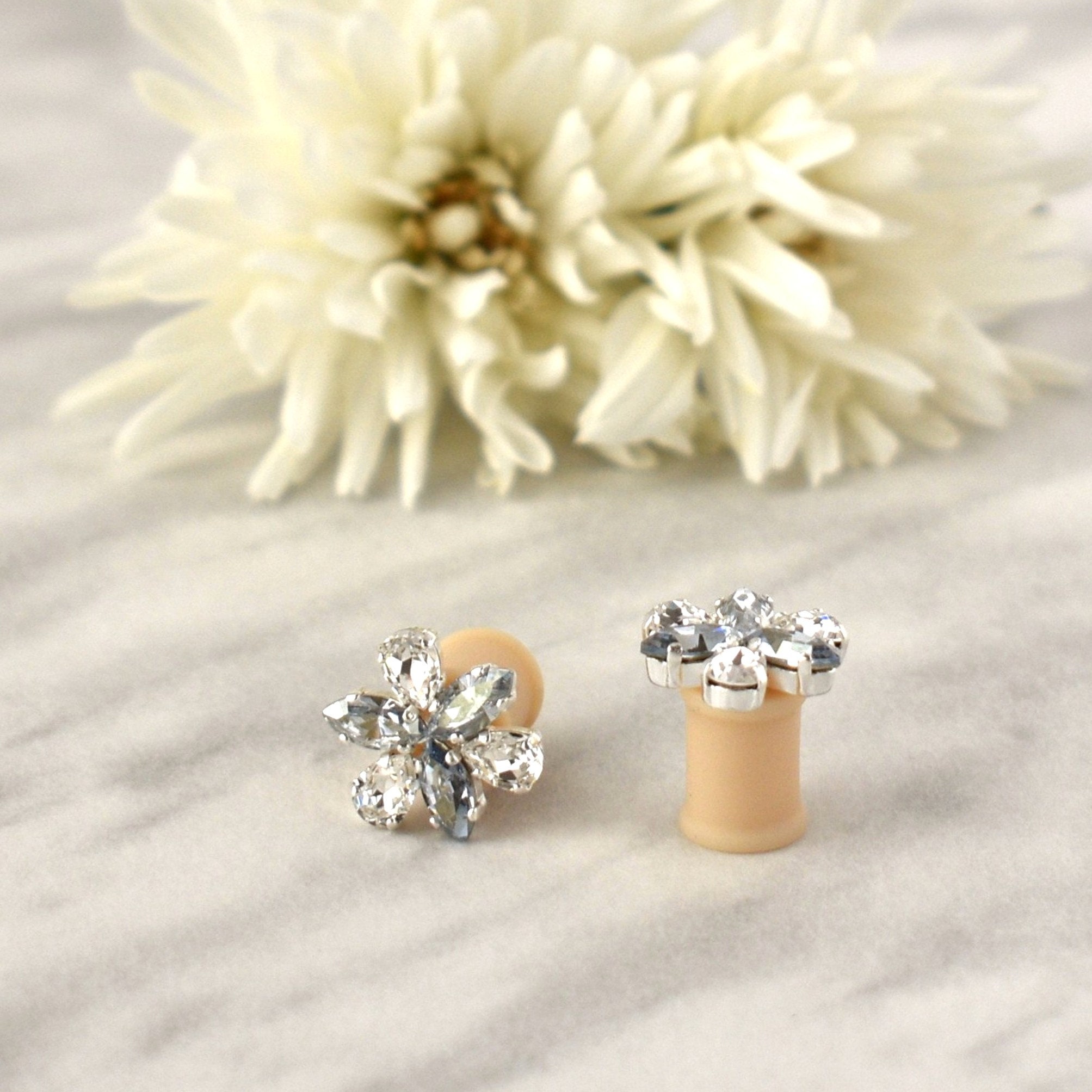 Earplug earrings ear plug earrings wedding plugs 2 gauge Etsy