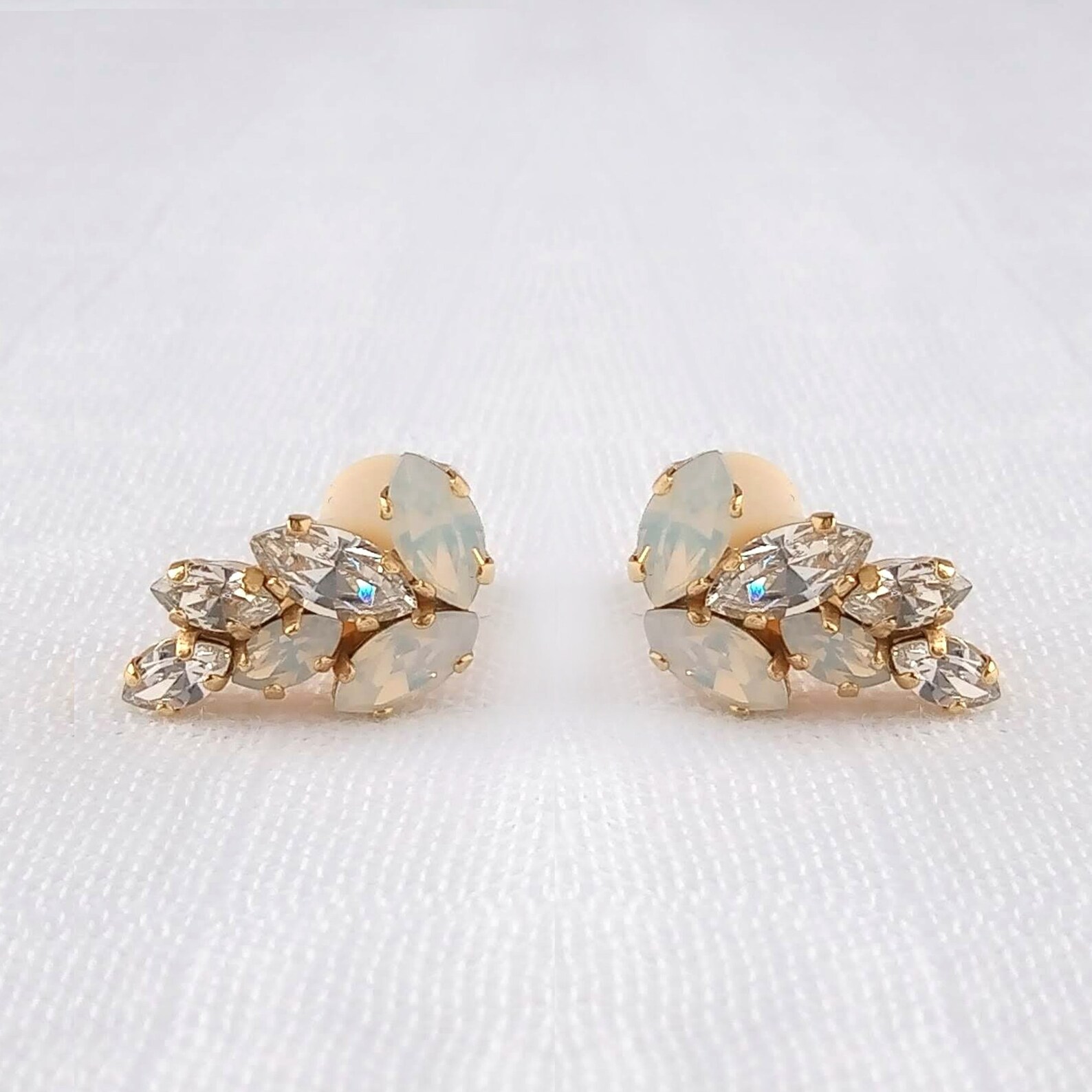 Wedding gauges bridal ear plugs 2 gauge earrings small ear Etsy