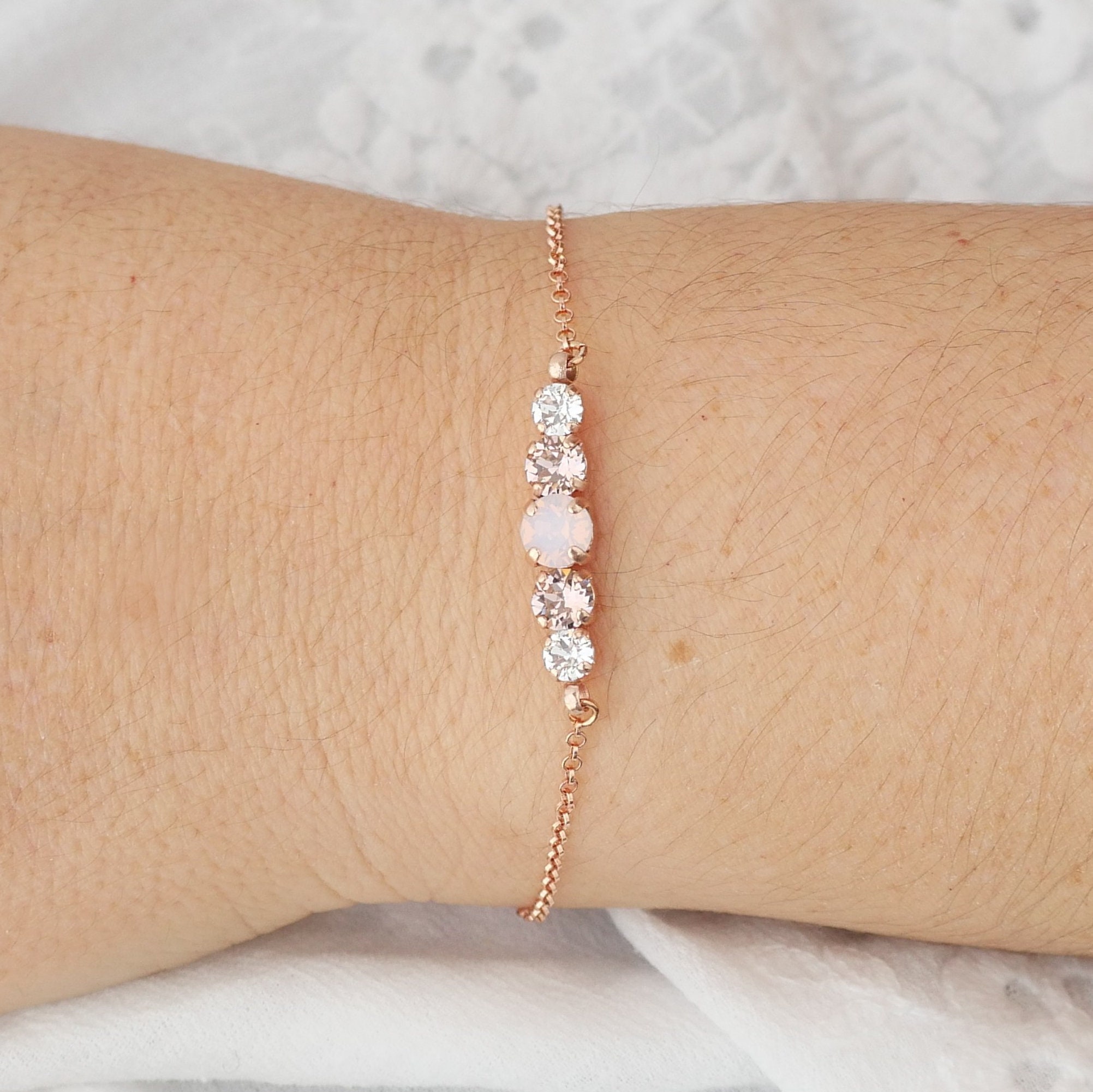 Best Friends' Dainty Bangle Bracelet- Rose Gold – KAY K COUTURE