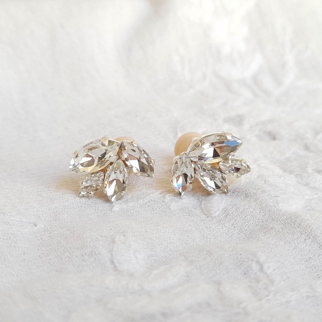 Wedding Gauges, 4g Wedding Plug, Small Ear Plugs, Crystal Ear Plugs, 6g