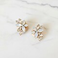 Opal bridal plugs , 0g gauge earrings , 00g crystal earplugs , 14mm wedding tunnels product logo