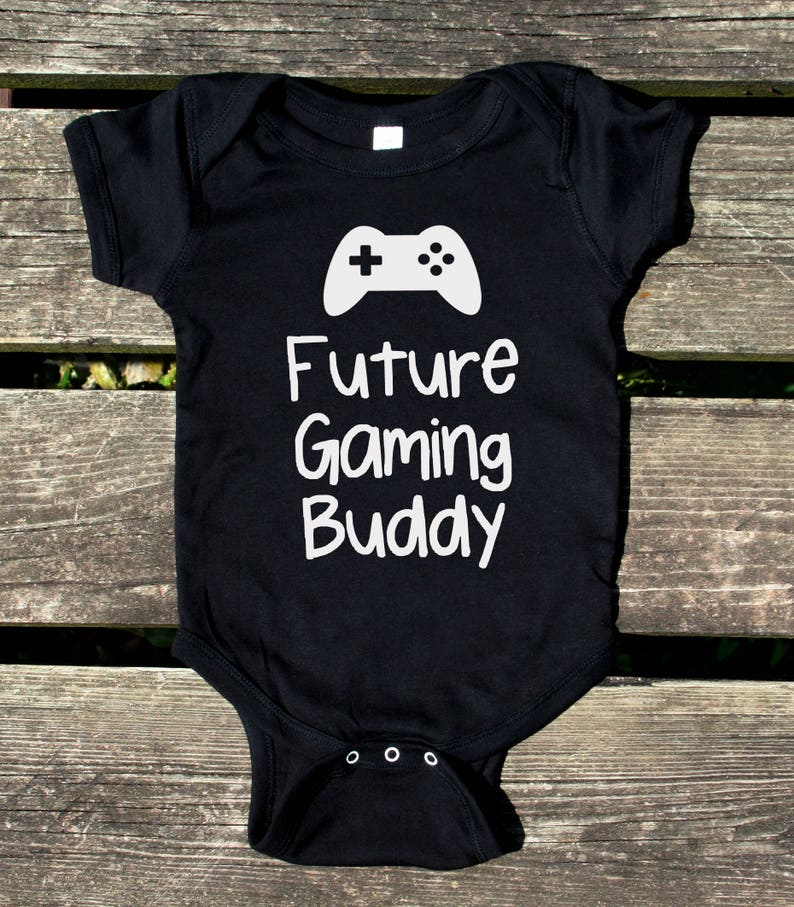 Future Gaming Buddy Baby Bodysuit Funny Boy Dad Clothing Etsy
