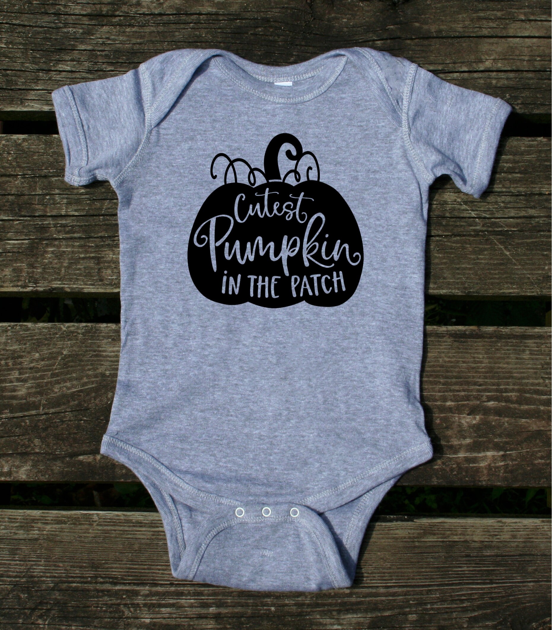 Cutest Pumpkin In The Patch Baby Bodysuit Fall Halloween | Etsy