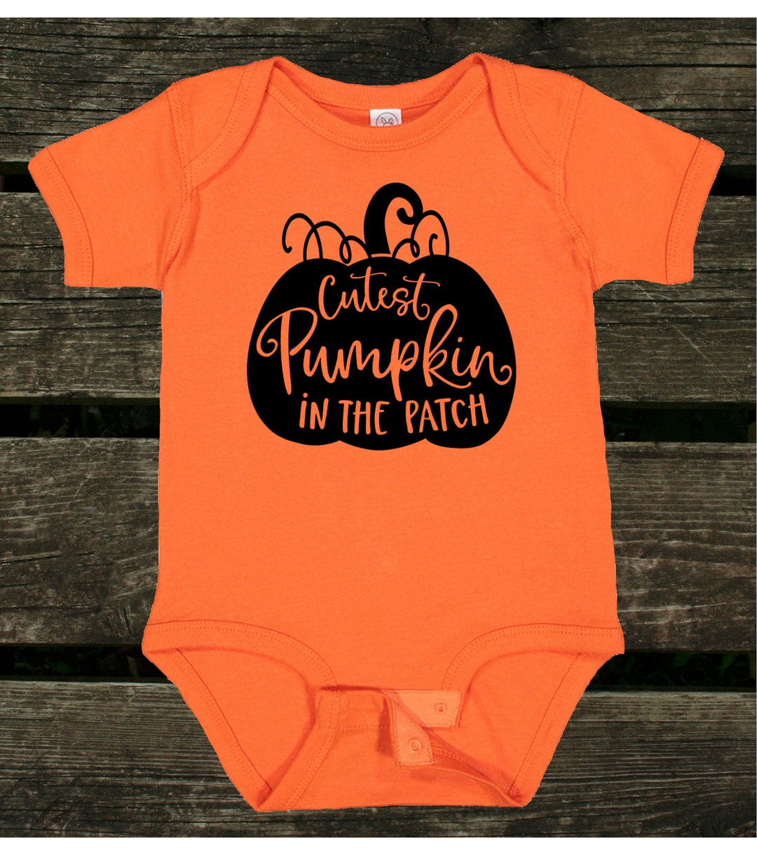 Cutest Pumpkin in the Patch Baby Bodysuit Fall Halloween - Etsy