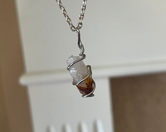 citrine necklace