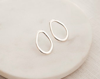 PENDIENTES | LIQUID · PLATA. Earring. For girl. Design silver jewelry. Natural look. Moda. Joyería. Special gift. Elegante. Handmade. Chica