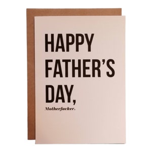 Feliz día del padre, hijo de puta