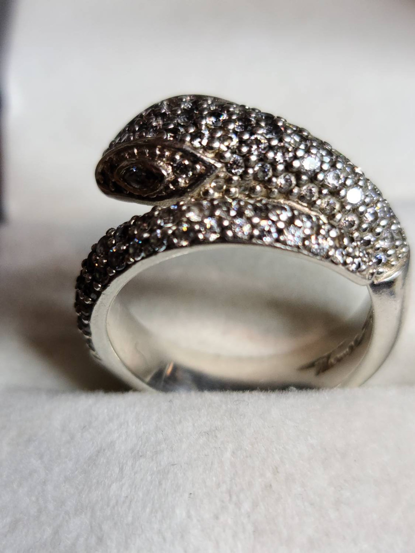 thomas sabo size 7 sterling snake ring free shipping canada etsy