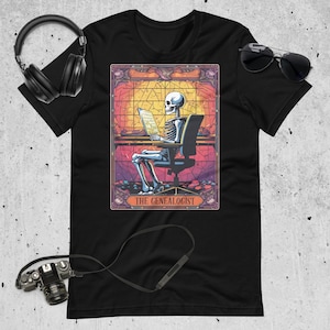 Genealogie Liebhaber Geschenk T-Shirt Einzigartige Genealoge Geschenk Angeln Geschenk T Shirt Tarot Karte Geschenk TShirt Unisex Stammbaum Liebhaber Geschenk Tee Tarot Tee