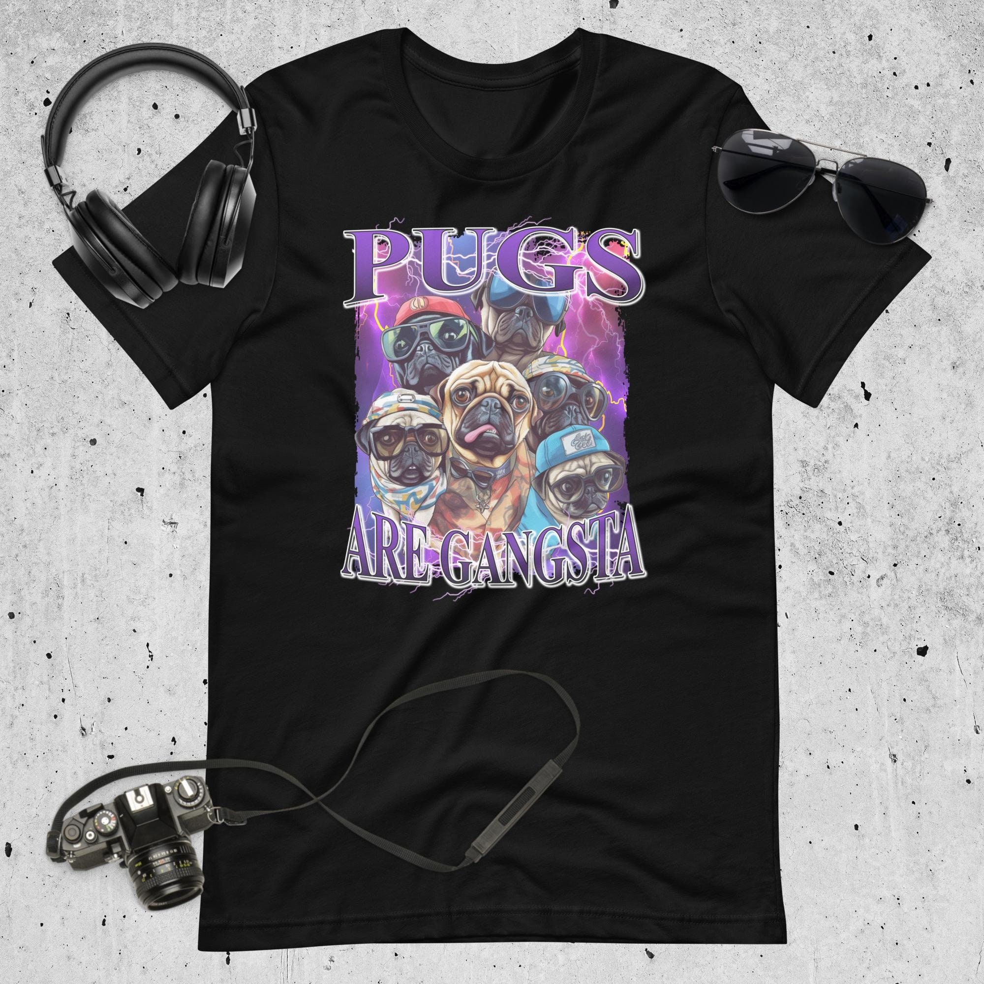 Pug Shirt for Pug Owners, Vintage 90s Style Tee, Y2K Gift Pug Shirt for Pug Owners, Vintage 90s Style Tee, Y2K Gift