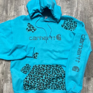 Cheetah Carhartt Hoodie - Etsy