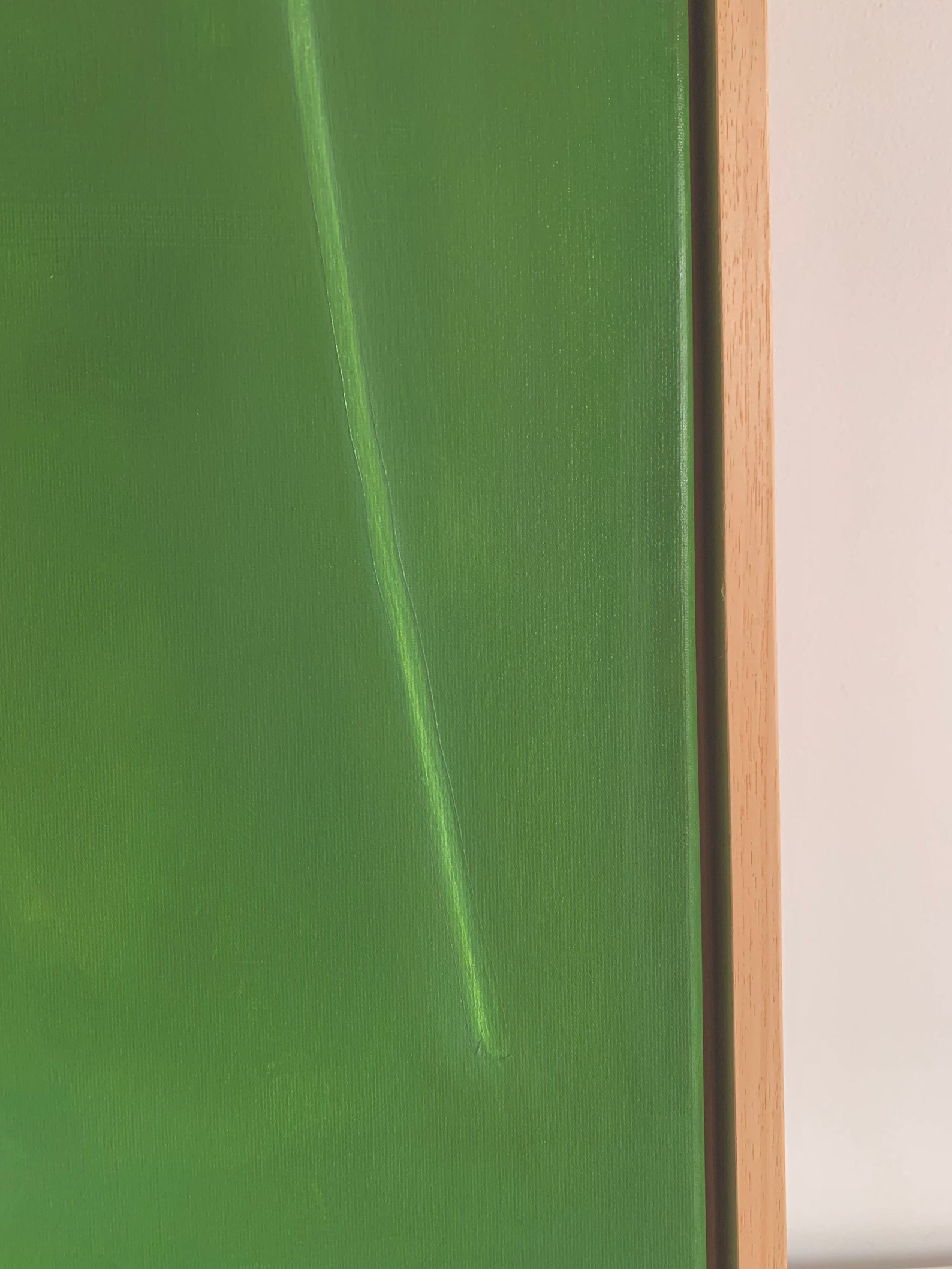 Green Square Abstract Oil Paint Contemporary Art Abstract Etsy