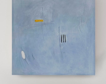 Oil painting in Blue color Square abstract  Contemporary Art Abstract picture Hand painted Original Picture PRE-ORDER 90x90cm(35”x35”)