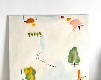 Oil White abstract  paitning  oil  Contemporary Art Picture on canvas Original art 100x90cm(39.3”x35.4”) Hand painted Original wall Canvas