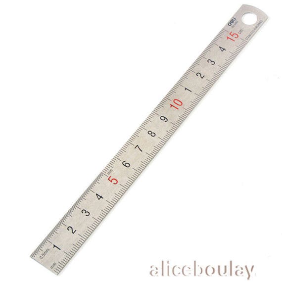 Tool ruler sewing notions 150mm stainless steel Etsy