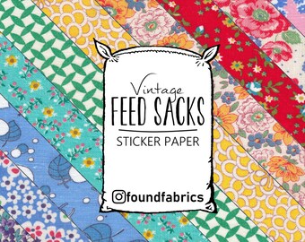 Feedsack Feed Sack - Etsy