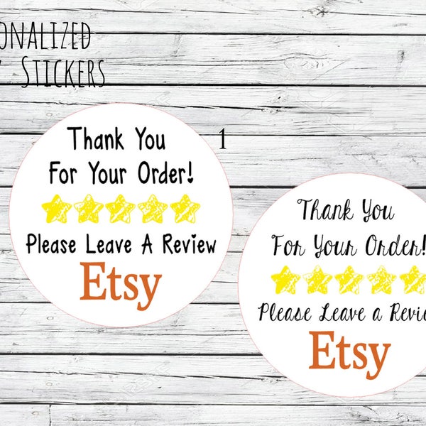 60 Etsy Review Stickers, Review Labels, Review Stickers, Etsy review, Etsy Packaging Stickers, Etsy Business Stickers, Please Leave a Review