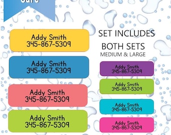 Daycare Labels, Phone numbers Dishwasher safe Labels, Waterproof Labels, Name Labels, Customized Labels, Name Stickers, Baby Bottle Labels