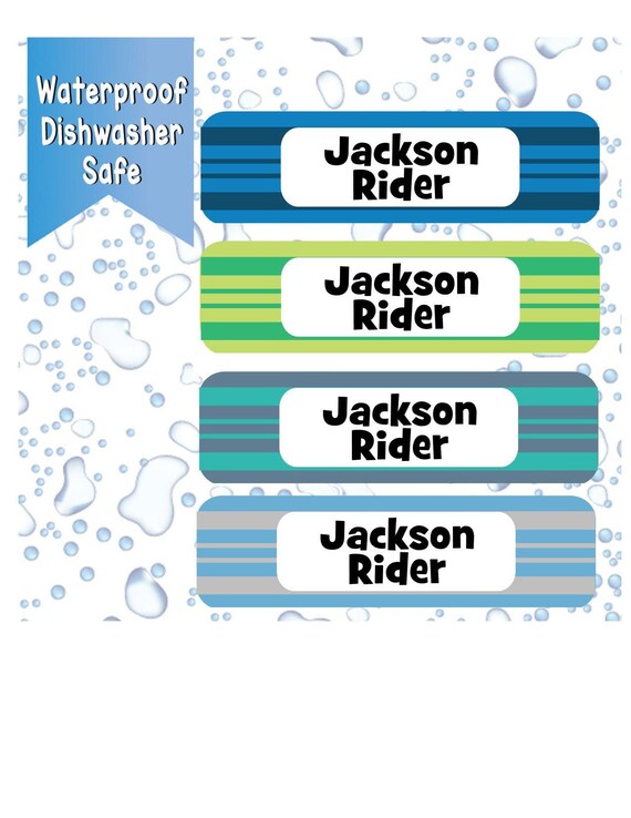 Daycare Labels Dishwasher Safe Labels Waterproof Labels Etsy