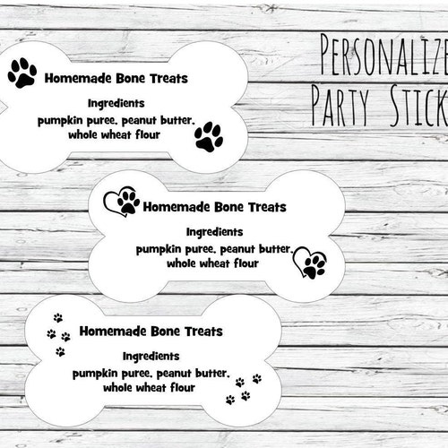 Dog Treats Ingredient Labels Etsy