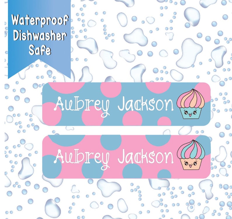 Waterproof Name Labels Daycare Labels School Labels Etsy