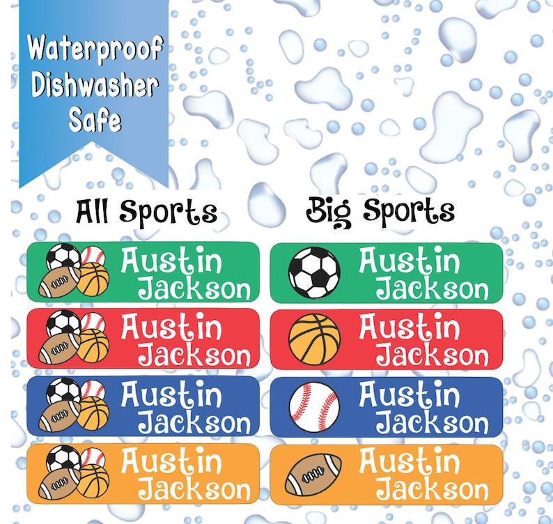 Waterproof Name Labels Baby Bottle Labels Dishwasher Safe Etsy