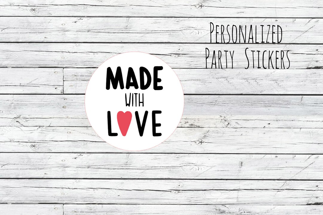 Handmade With Love Stickers, Etsy Shop Stickers, Handmade Stickers, Cute Packaging, Envelope