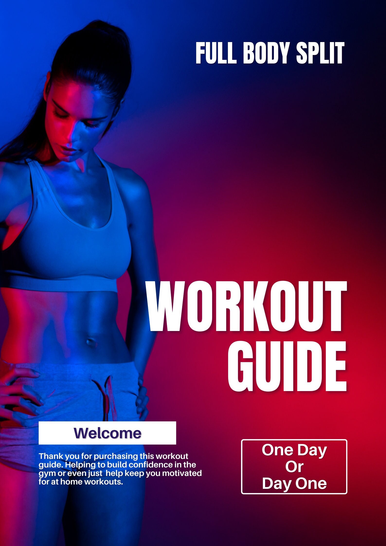 Full Body Workout Split Guide for Beginners - Etsy