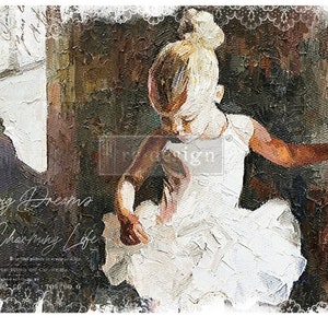 DANCER A1 DECOUPAGE RICE Paper Mulberry Tissue Paper Redesign with Prima Fast Shipping