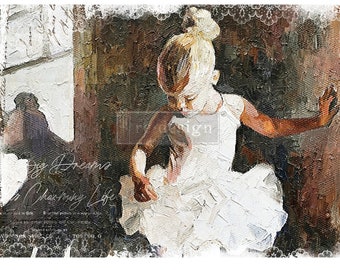 DANCER A1 DECOUPAGE RICE Paper Mulberry Tissue Paper Redesign with Prima Fast Shipping