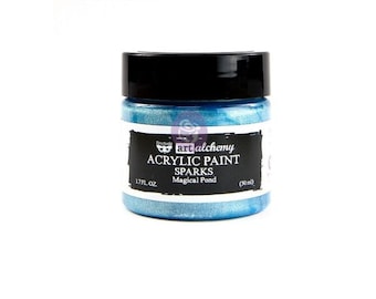 MAGICAL POND SPARKS Finnabair Art Alchemy Acrylic Paint