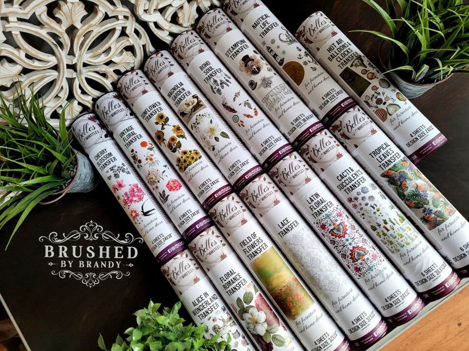 NEW TRANSFERS BELLES and Whistles Dixie Belle Paint Transfers! Fast s…