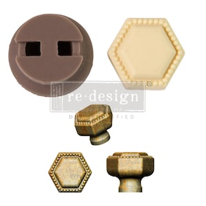IMPERIAL PEARL 3D KNOB Mould Redesign with Prima Cece Restyled Fast Shipping