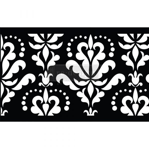 DAMASK FLOURISH Stick and Style Stencil by Redesign with Prima, CeCe Restyled, Fast Shipping