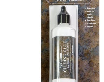 GILDING GLUE by Art Extravagance Redesign with Prima Gold Leaf adhesive
